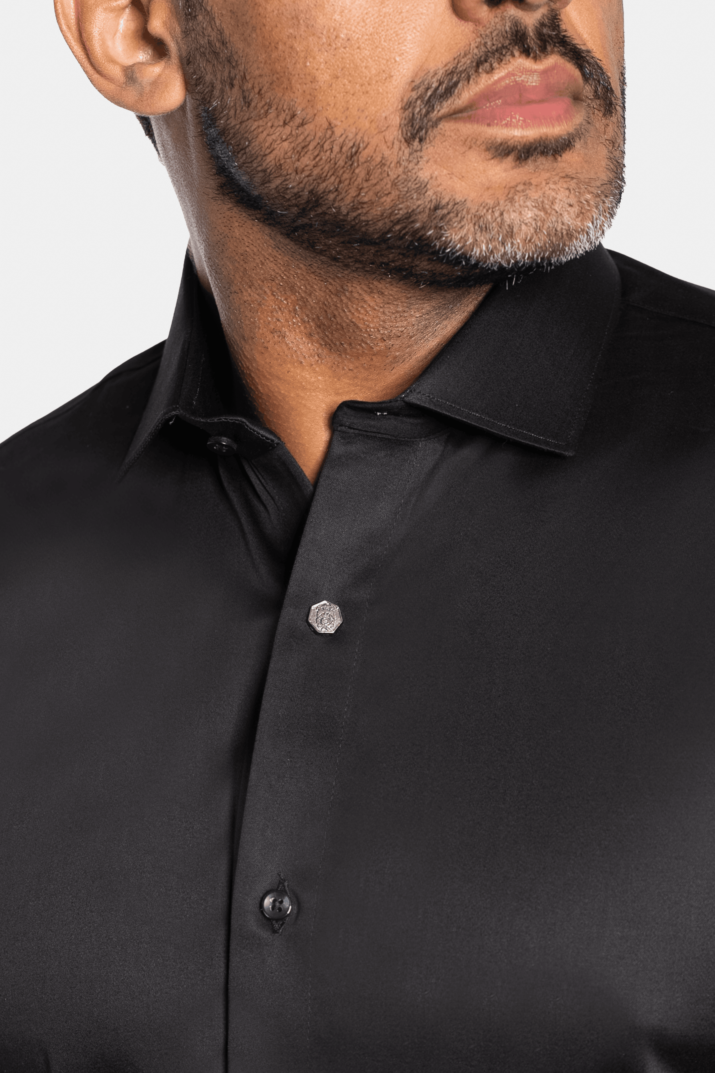 CAMISA ACETINADA LEONE
