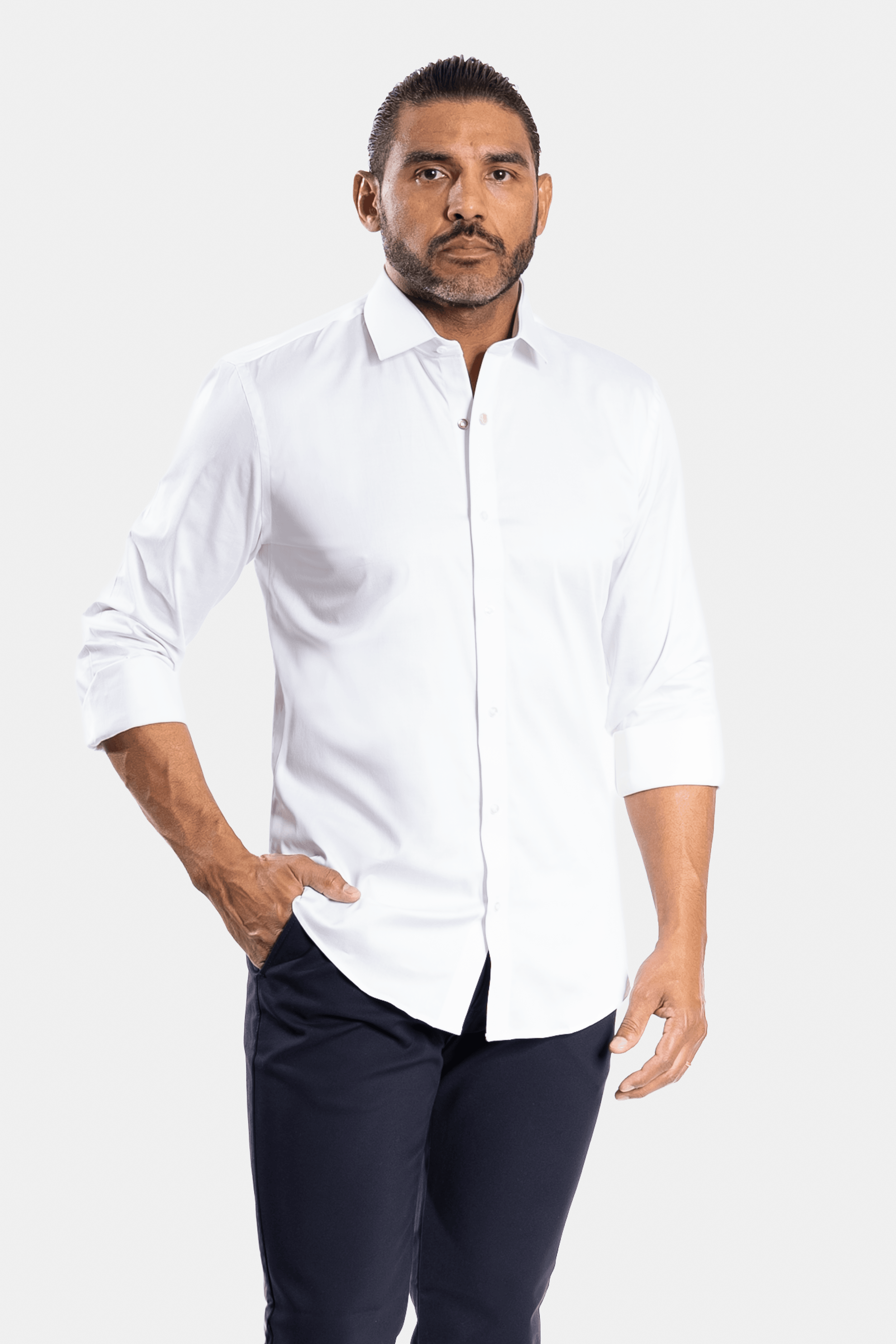 CAMISA ACETINADA LEONE