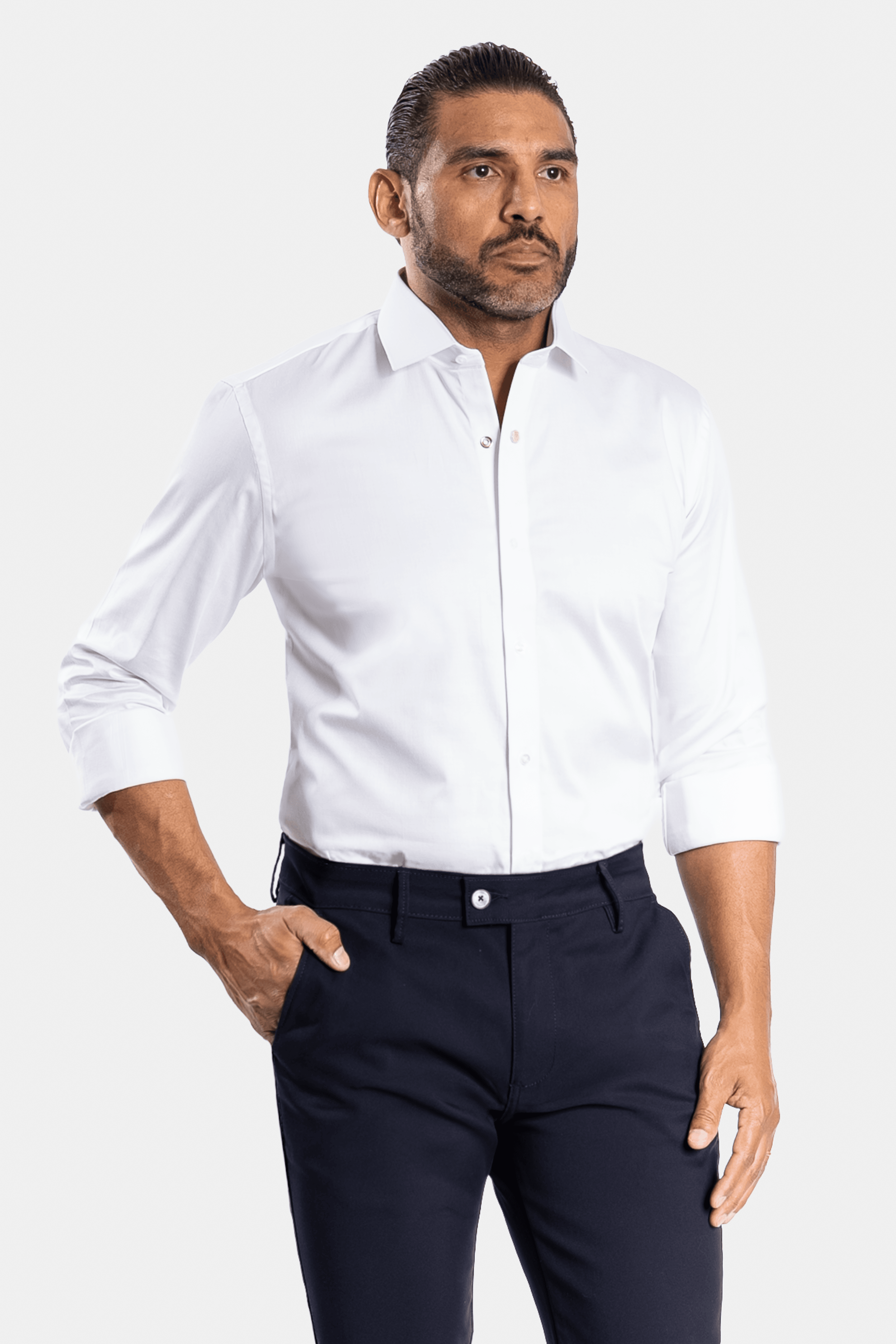 CAMISA ACETINADA LEONE