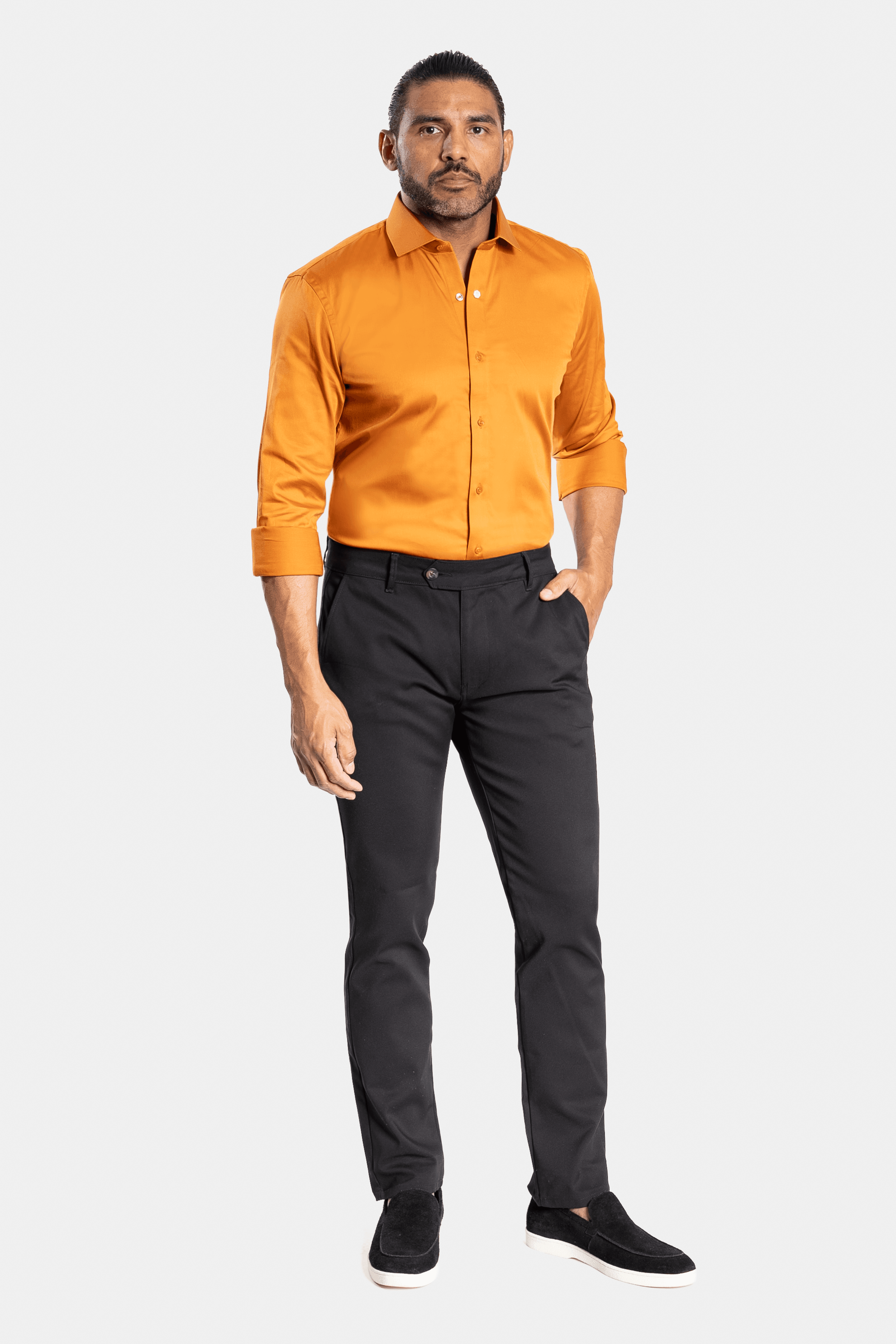 CAMISA ACETINADA LEONE