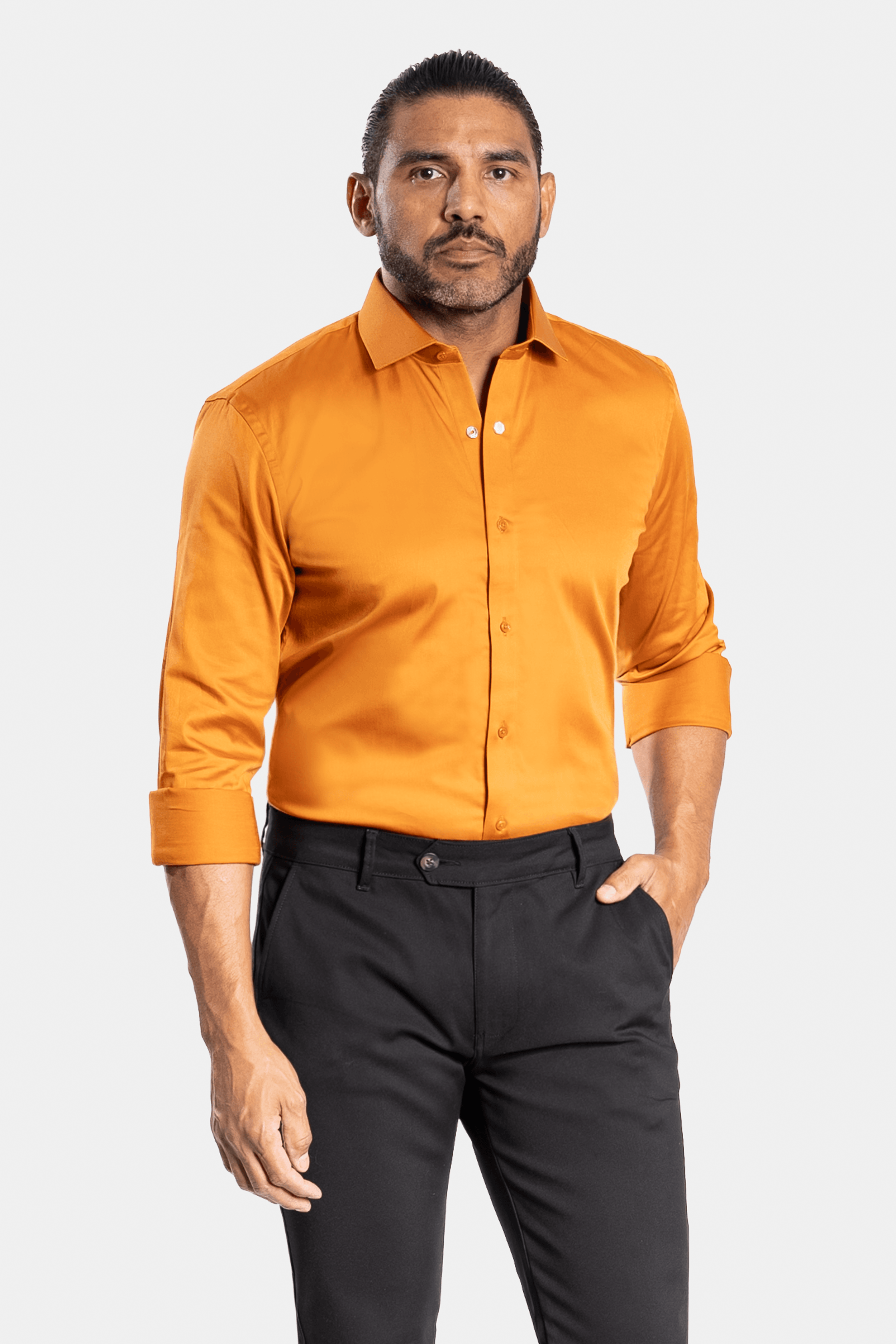 CAMISA ACETINADA LEONE