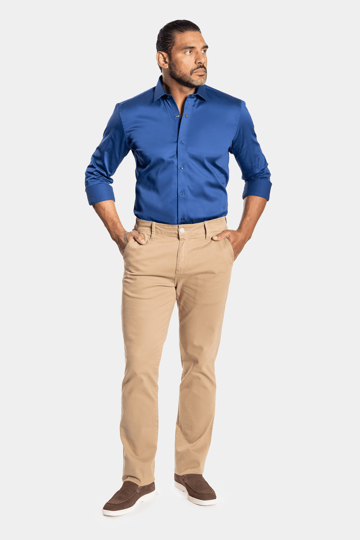 CAMISA ACETINADA LEONE