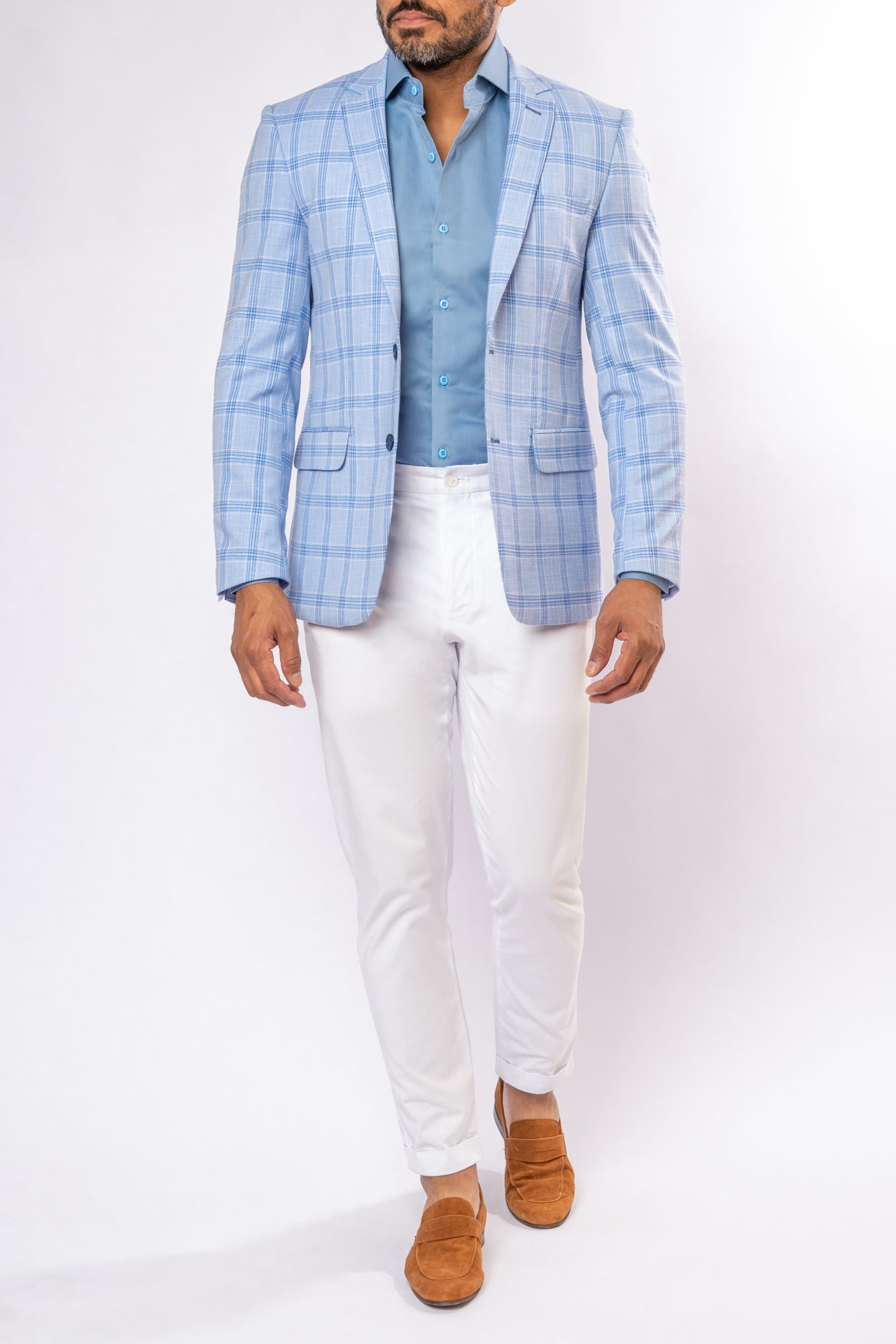 Blazer Quad Lapela Notched