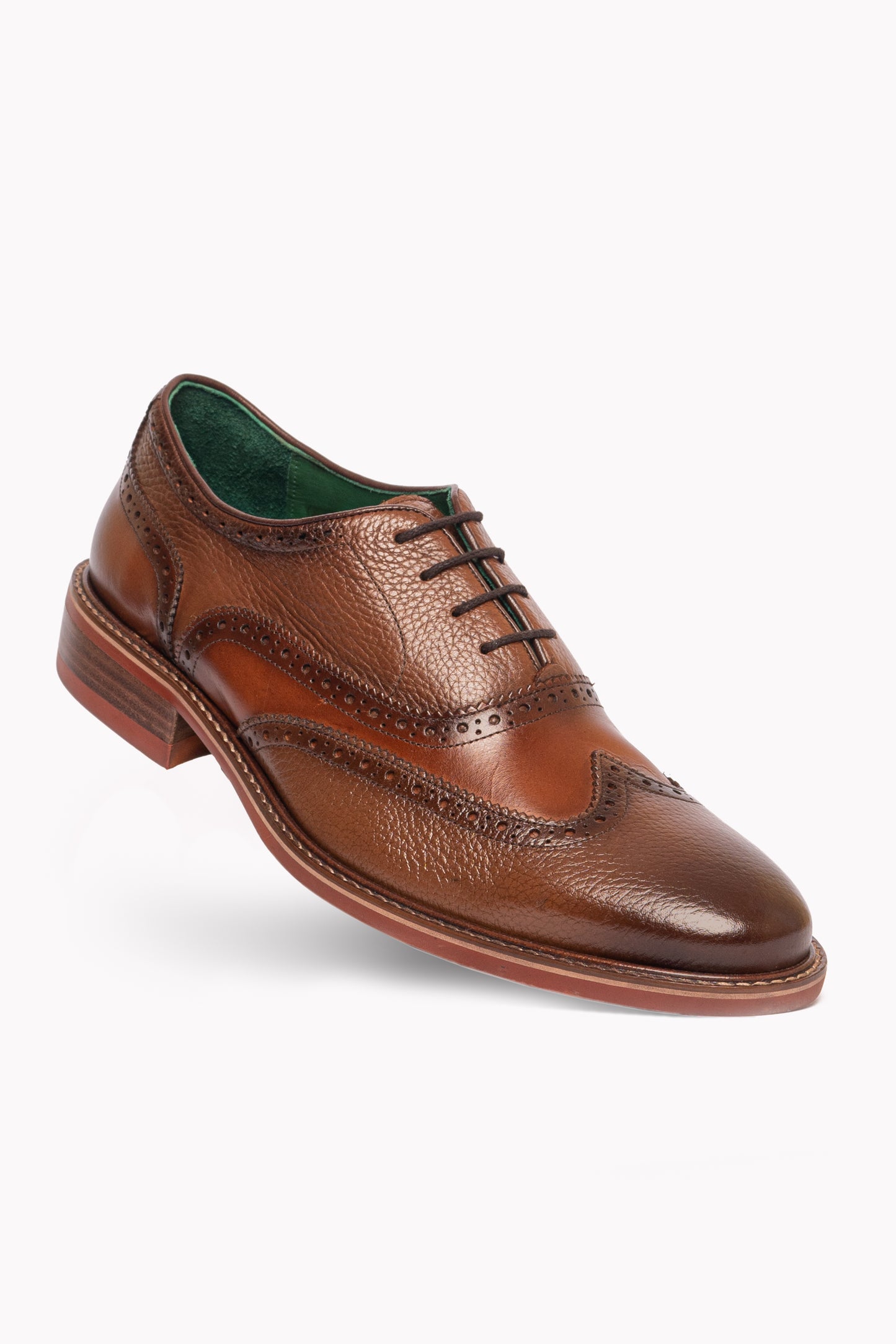 Sapato Oxford Brogue Rubber Sole