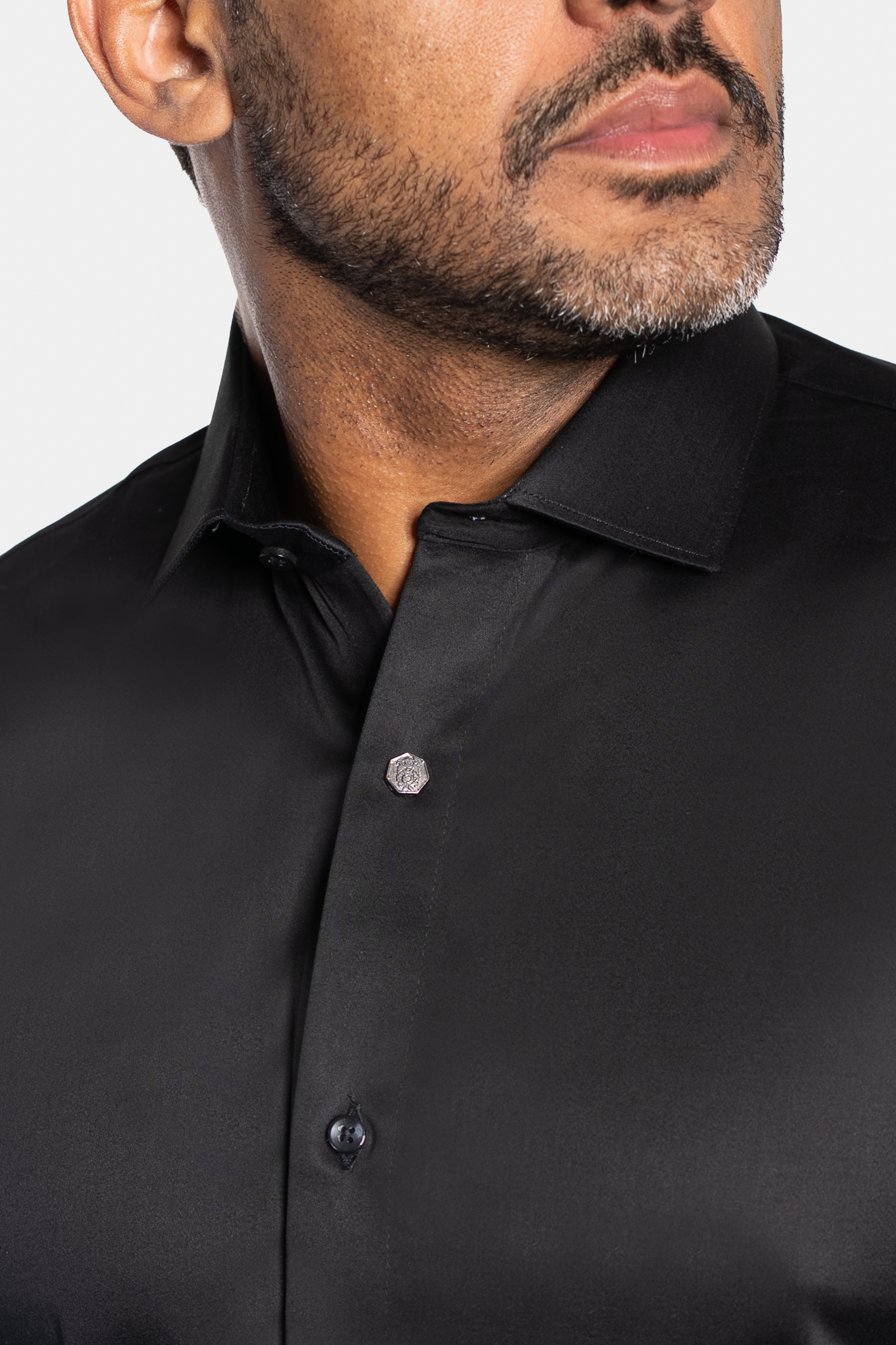 CAMISA ACETINADA LEONE