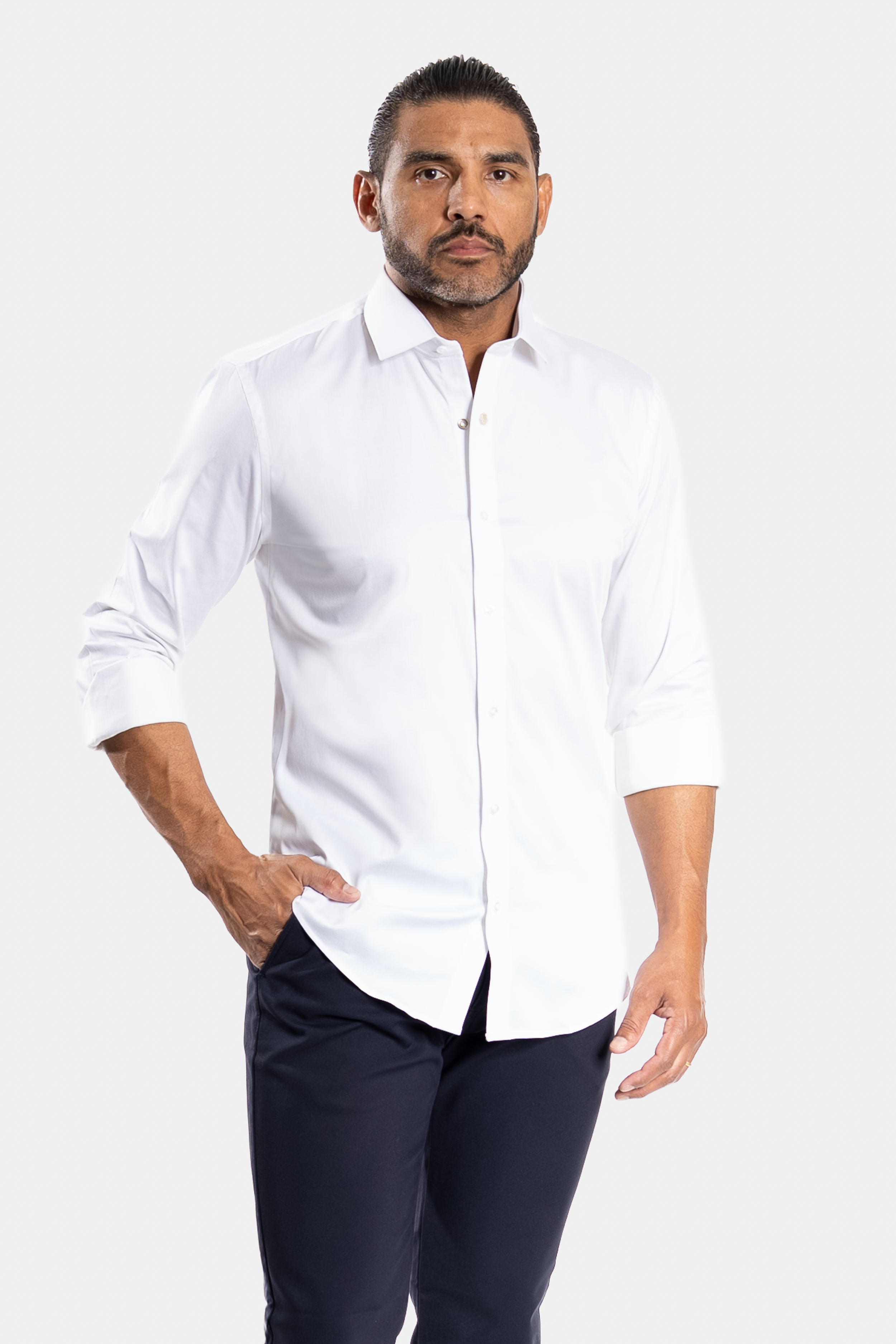 CAMISA ACETINADA LEONE