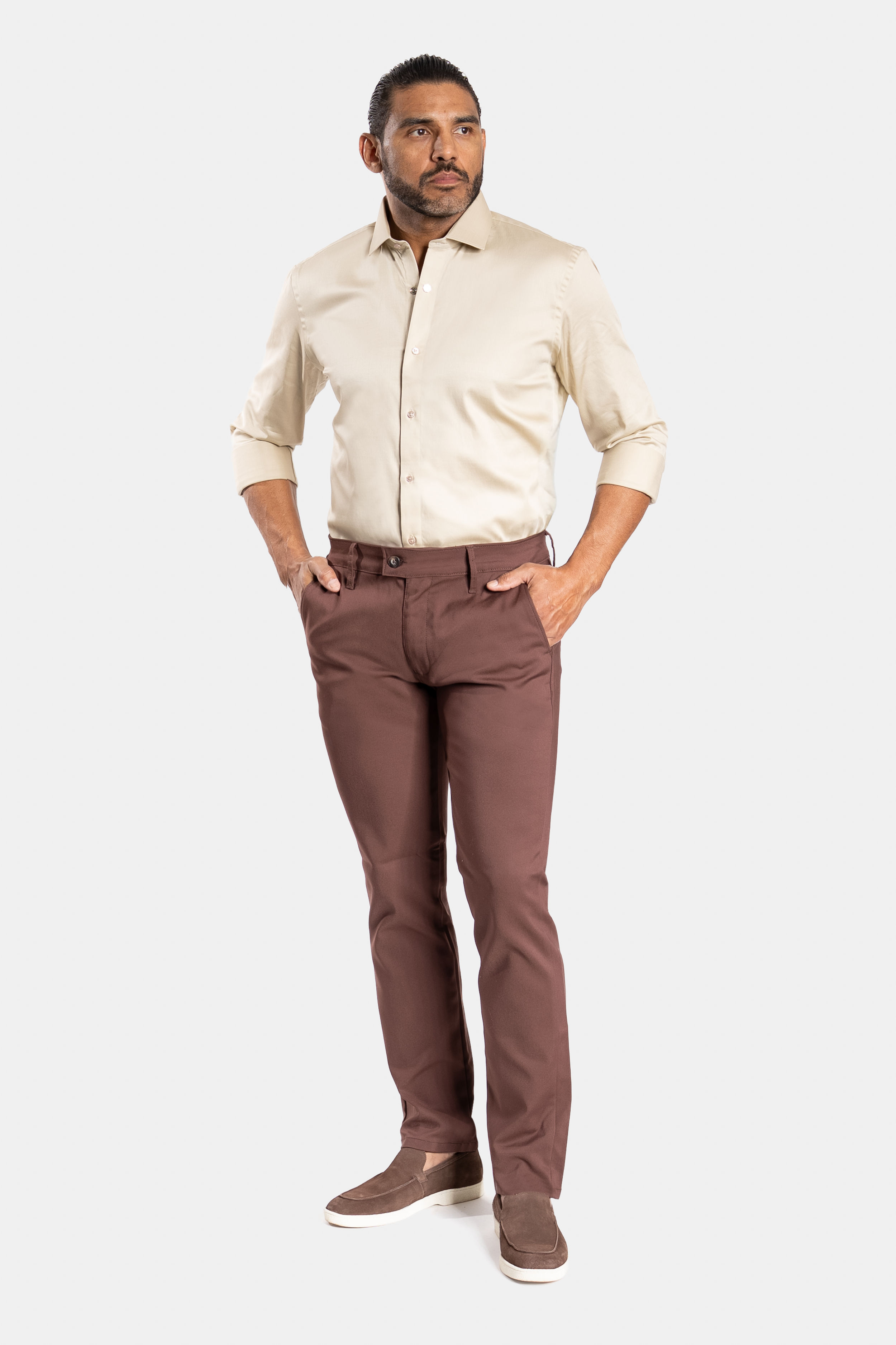 CAMISA ACETINADA LEONE