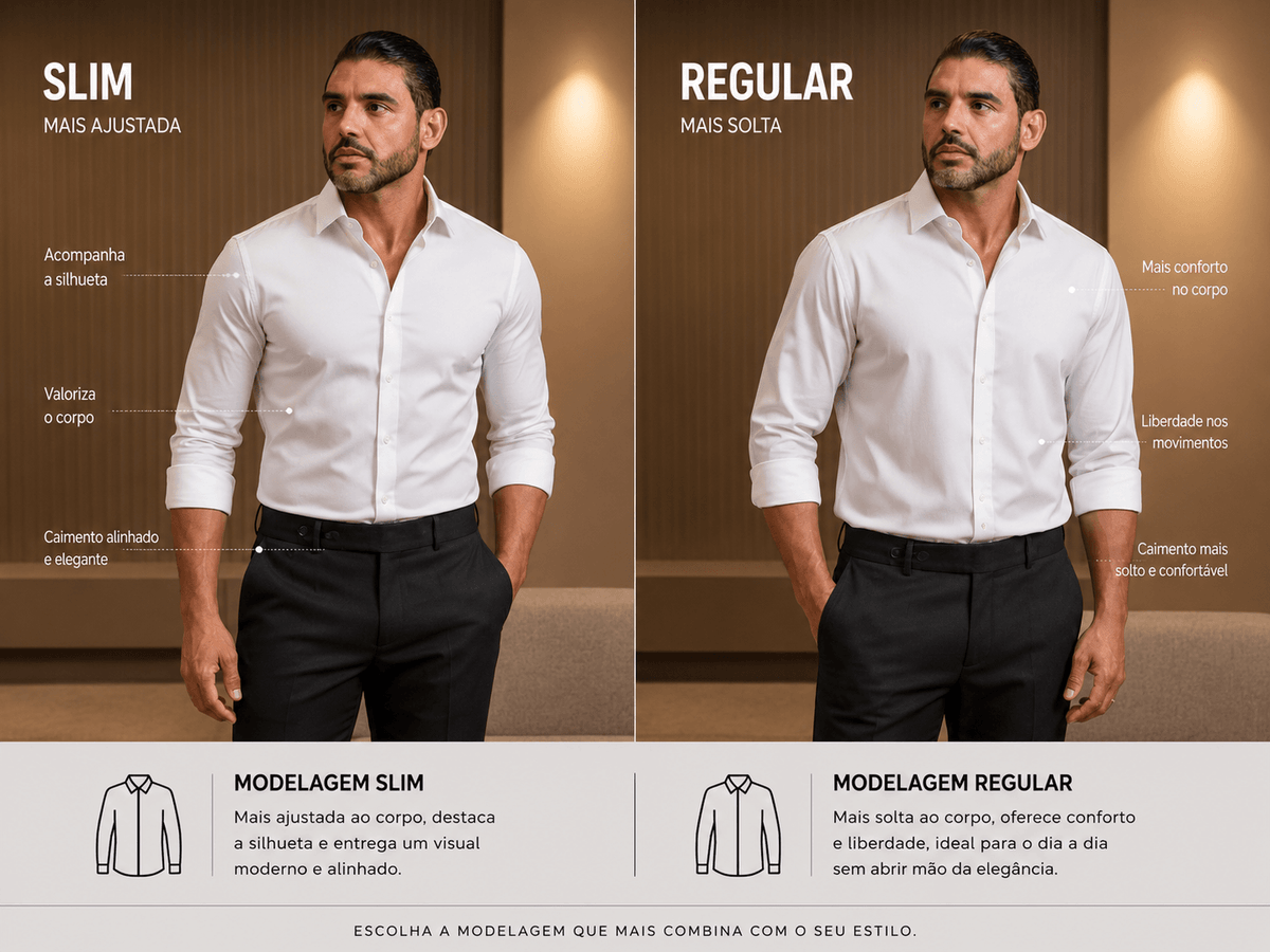 CAMISA ACETINADA LEONE