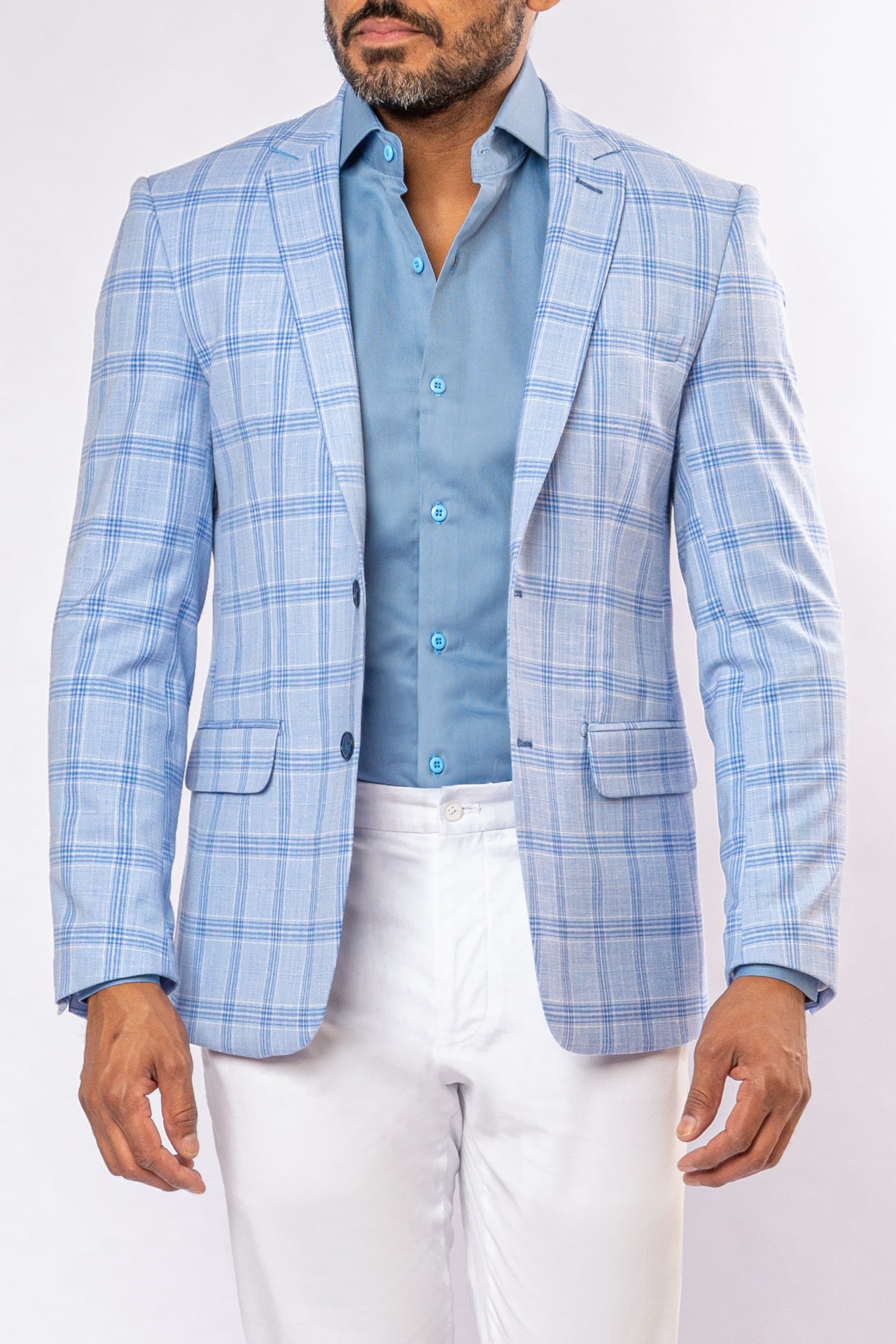 Blazer Quad Lapela Notched