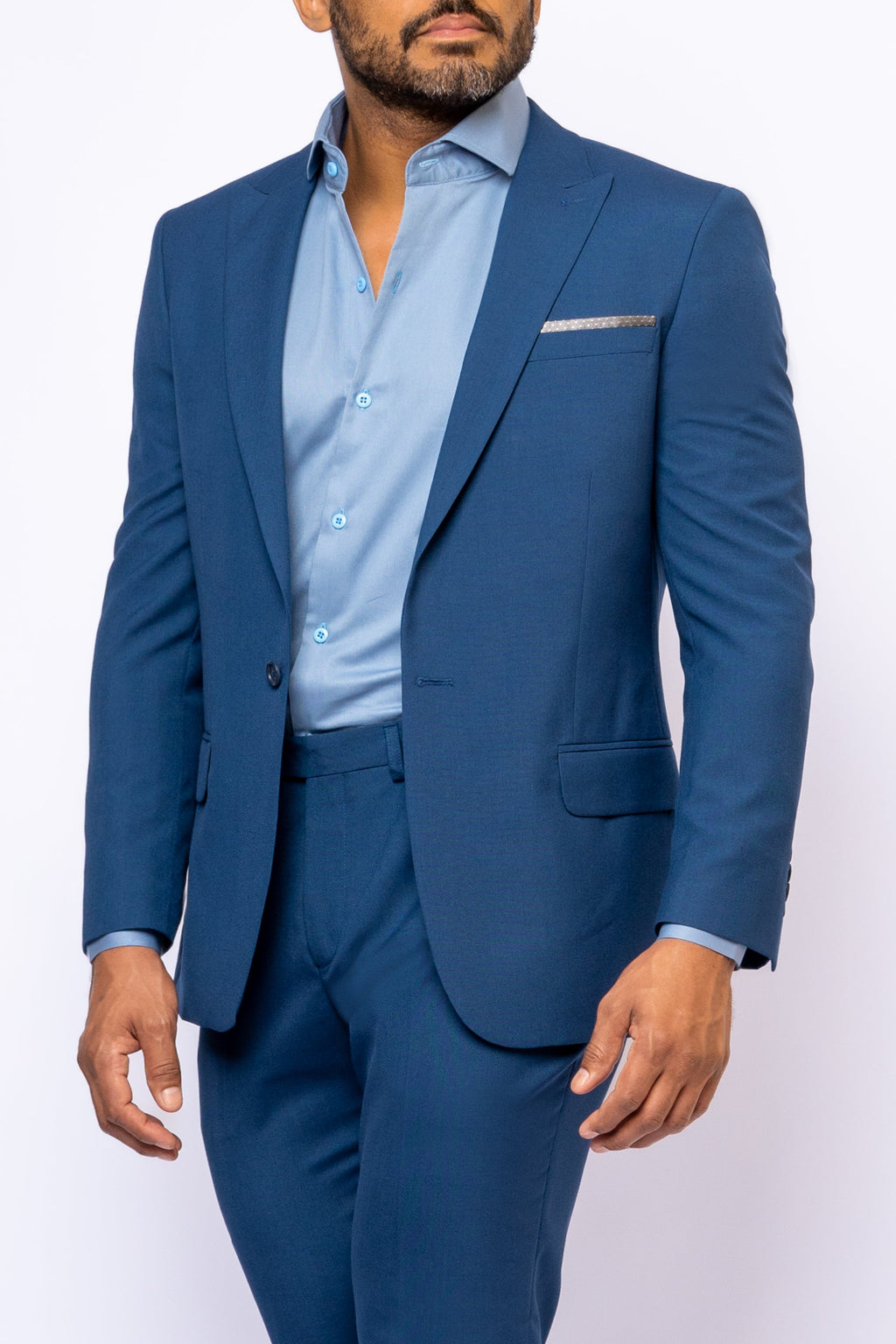 Blazer Azul Médio CRLN